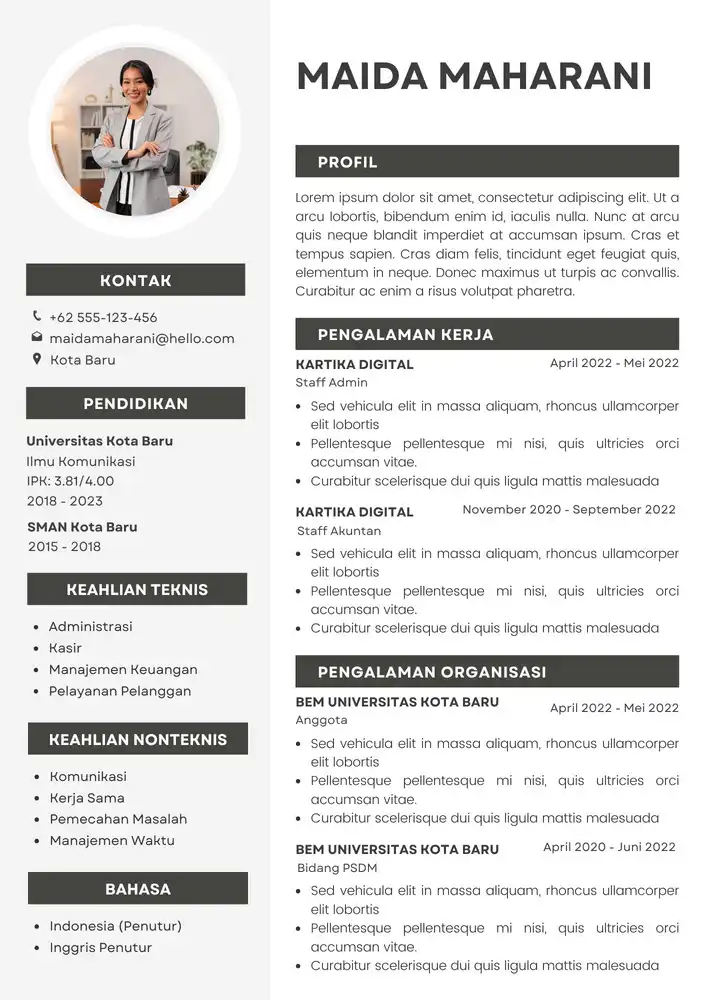 CV Kreatif 001