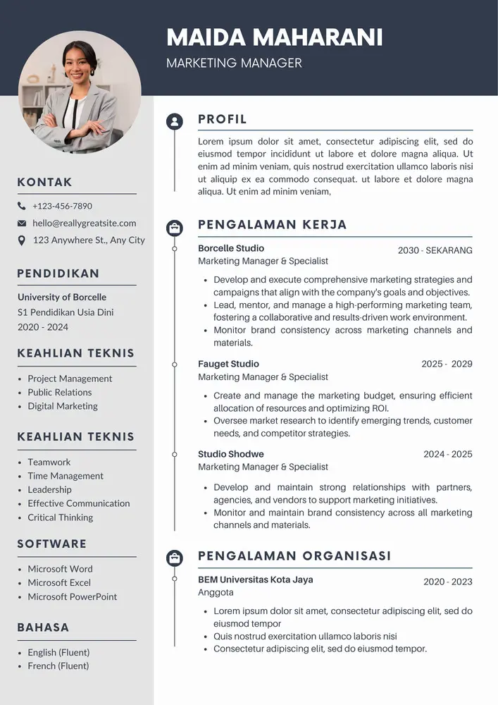 CV Kreatif 007